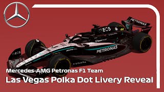 MercedesAMG Petronas  Las Vegas Polka Dot Concept Livery Reveal [upl. by Adham]