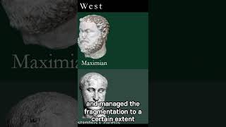 Diocletians Tetrarchy The Fragmentation and Reunification of the Roman Empire shortsvideo [upl. by Oisor252]