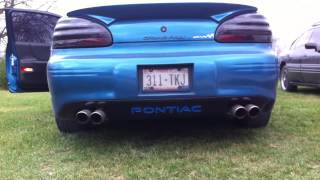 Grand Prix GTP straight pipe exhaust clip [upl. by Arhsub329]