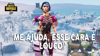 ME DESAFIARAM A GANHAR BRINCANDO  FORTNITE [upl. by Delora]