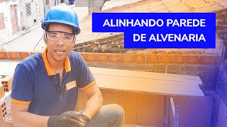 Passo a passo na Alvenaria como construir uma parede a partir da prumada [upl. by Artimid]