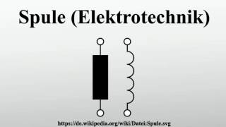 Spule Elektrotechnik [upl. by Fitalludba92]