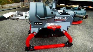 NEW Ridgid Sectional Drain Cleaner  K5208 [upl. by Adlay]