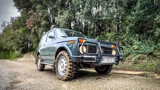 Lada Niva 4×4  Moderate offroad  overland POV  Supetarska Draga  Kampor  Rab island 2022 [upl. by Fredela627]