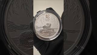 2025 Perth Mint 2oz Lunar Snake Silver Coin  PerthBullioncomau [upl. by Ardnnek488]