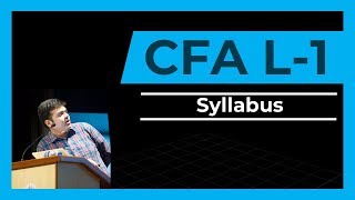 CFA Level 1  What to study for CFA – Syllabus [upl. by Reste7]