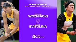 Caroline Wozniacki vs Elina Svitolina  2024 Bad Homburg Round 1  WTA Match Highlights [upl. by Lionello164]