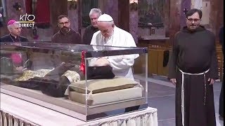 Visite du Pape François à San Giovanni Rotondo  concélébration eucharistique [upl. by Nylirad]