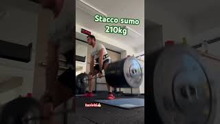 WINTER ARC PT10 Stacco sumo 210kg fitness palestra allenamento [upl. by Suirred]