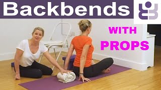 Backbends with Props  Intermediate Iyengar Yoga Tutorial [upl. by Okiruy167]