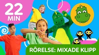 Bolibompa Mini Mixade favoriter Rörelselek  22 min [upl. by Akem125]