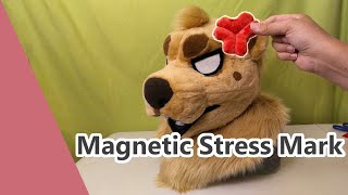 How to Make Magnetic Fursuit Props  Cartoon Stress Mark [upl. by Aicxela]