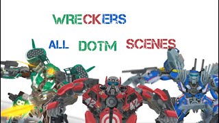 Transformers Saga  All Wreckers Scenes [upl. by Leacock279]