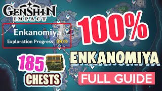 How to Enkanomiya 100 FULL Exploration ⭐ ALL CHESTS GUIDE 【 Genshin Impact 】 [upl. by Ambrogio]