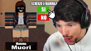 HO FATTO UNO SCHERZO ma MIA MADRE CATTIVA MI VUOLE UCCIDERE  Prank Your Mum [upl. by Notluf]