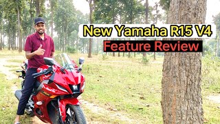 Yamaha R15 V4 Full Detailed Review  Red colour Features  Exhaust Sound  On Road Price  😮 [upl. by Huldah]