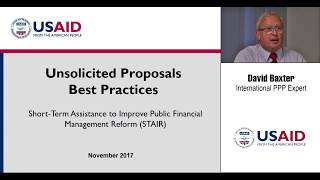 Unsolicited Proposals  Best Practices [upl. by Lahsiv]