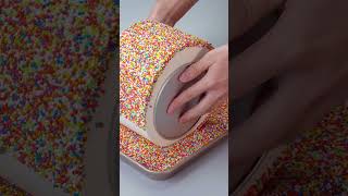 shorts How to Decorate a Cake with Sprinkles [upl. by Ahsyekal519]