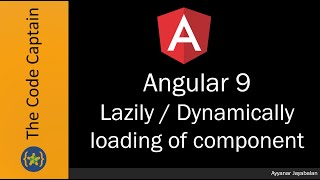 Lazy  Dynamically loading of component in Angular 9 [upl. by Ranita762]