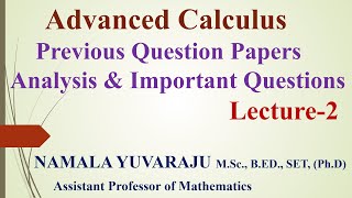 Previous Question Papers Analysis amp Important Questions AC II Yuvaraju Namala II AR new world [upl. by Yecies171]