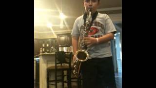 Turn the page bob seger alto sax tutorial [upl. by Enelkcaj]