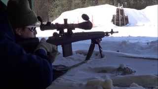 Norinco M305 DMR Project First Test no accuracy mods best group [upl. by Teyut]