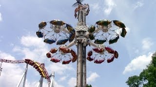 Flying Falcon offride HD Hersheypark [upl. by Nylhtak]