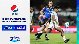 24 Round 12 vs Western Force  PEPSI PostMatch Press Conference [upl. by Chrysler961]