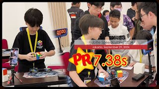 PR Ao5 738s at Hublife Speedcubing 2024 [upl. by Girard]