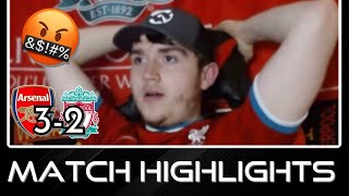 EMBARRASSING 😡 ARSENAL 32 LIVERPOOL MATCH HIGHLIGHTS WITH JAMES REDMOND [upl. by Evangelin]