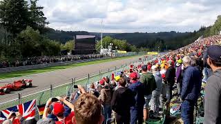 Formula 1 high speed flybys 😱  SpaFrancorchamps Kemmel Straight F1 GP Belgium 2019 [upl. by Haneekas33]