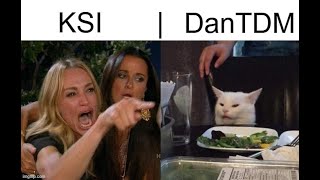 Lunchly KSI vs DanTDM be like [upl. by Crisey817]