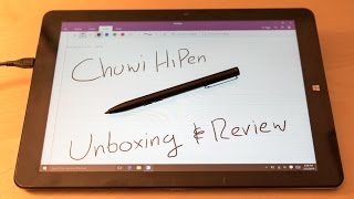 Chuwi HiPen Stylus for the Dual Boot Chuwi Hi12  Unboxing amp Review [upl. by Staffard32]