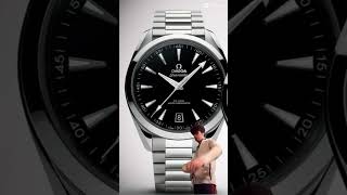 New Black LacquerDialed Omega Seamaster Aqua Terras announced omega watches luxury [upl. by Ladnek]