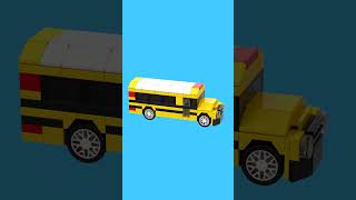 LEGO American School Bus MOC [upl. by Ile]