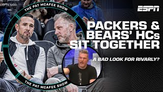 A DISGRACE to BearsPackers rivalry 😬 Reaction to LaFleur amp Eberflus side by side  Pat McAfee Show [upl. by Maire]