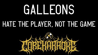 Galleons  Hate The Player Not The Game Karaoke Instrumental [upl. by Nillad]