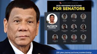 FPRRD PDP BETS PANALO Latest Senatorial Surveys [upl. by Tav]