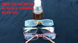 HOW TO REMOVE SCRATCHES OF GLASSES WITH OIL AT HOME [upl. by Halyak918]