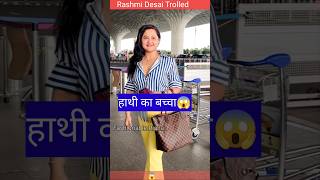 Rashmi Desai Spotted At Airport [upl. by Chirlin]