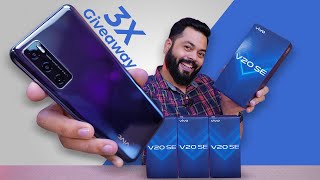 vivo V20 SE Unboxing And First Impressions  3x Giveaway ⚡ 32MP Selfie 48MP Camera amp More [upl. by Nnylirak]