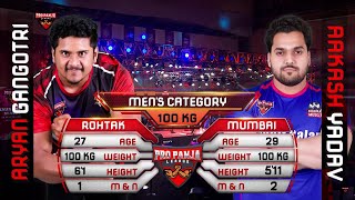 Aryan Gangotri vs Akash Yadav  Rohtak Rowdies vs Mumbai Muscle  Pro Panja League  Full Match [upl. by Emeline]