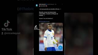 Hein  football retraite dembele france twitter tiktok [upl. by Arimay731]