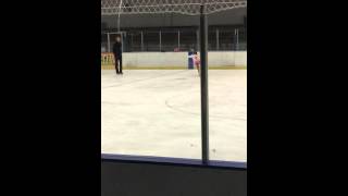 Ice skating waltz jump toe tap by 5 year old skater [upl. by Aseeram]