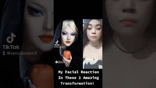 My Facial Reaction In These 2 Amazing Transformation [upl. by Wie]