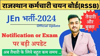 RSSB JEN Vacancy New Update  RSSB JEn Notification Exam Date  Syllabus amp Best Books [upl. by Elleunamme]