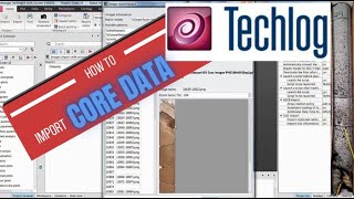 How to Importing Core data into Techlog project  Techlog Tutorial [upl. by Florinda]