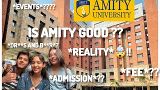 All about AMITY UNIVERSITY NOIDA 🎓✨ College review Fees 💸  Admission Hostels and much more 🎓✨ [upl. by Obla]