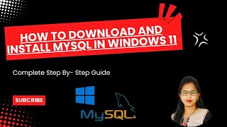 How to download and install MySQL for Windows 11 [upl. by Ariaek]