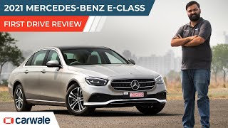 2021 MercedesBenz EClass E200 Petrol Review  Features Engine and Comfort Explained  CarWale [upl. by Publia]